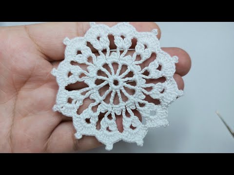 PERFECT Very Beautiful Flower Crochet pattern Knitting Online Tutorial for beginners Tığ işi örgü