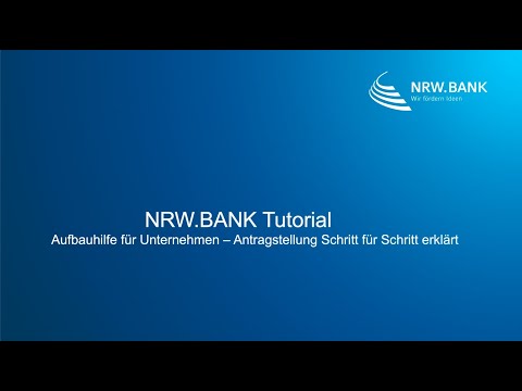NRW.BANK: Unwetterhilfe für Unternehmen in NRW