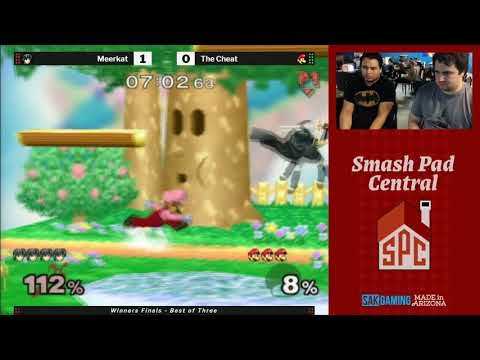SPC 168 Melee Winners Finals - Meerkat (Marth) vs The Cheat (Luigi)
