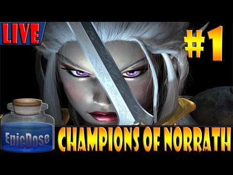 Let's Play Champions of Norrath: Realms of EverQuest - 2018 Live Gameplay! - 1080p - Part 1