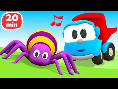 Singen mit Leo dem Lastwagen.  Kinderlieder zum Mitsingen. Leo der Lastwagen macht Musik