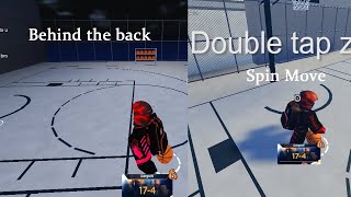 Basketball Legends Dribbling Tutorial (Behind the back and spin move)