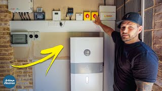 How to Install Solar Inverters, Batteries, and Trunking in a Garage