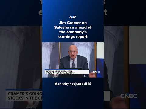 Jim Cramer on Salesforce ahead of the company's earnings report