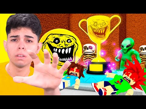 3 HORAS DE TODOS OS FINAIS DO JOGO FÁCIL MAIS DIFÍCIL DO ROBLOX!