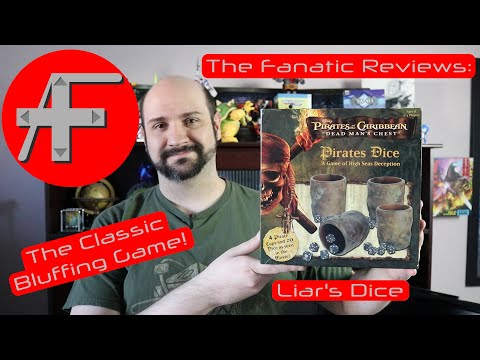 The Fanatic Reviews: Liar's Dice - Featuring the Pirates of the Caribbean "Pirates Dice" set!