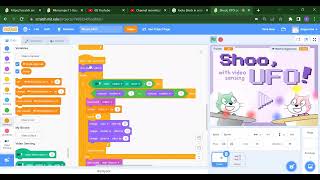 Shoot UFO Video Sensing Game in Scratch || Mini project in scratch|| Scratch Tutorial for beginner