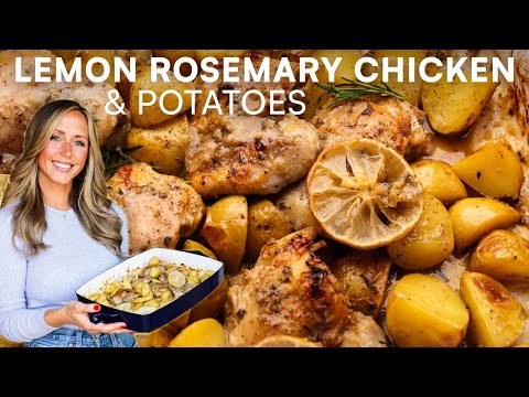 The Best Lemon Rosemary Chicken Thighs with Potatoes