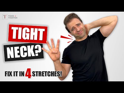 Neck Pain Relief With Just 4 Stretches! [Follow Along Routine] Video