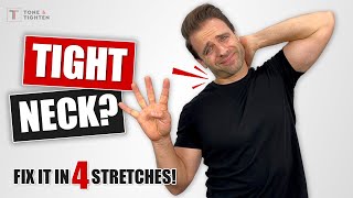 Neck Pain Relief With Just 4 Stretches! [Follow Along Routine]
