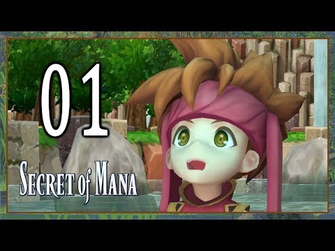 Secret of Mana (deutsch) 01 Sieh zu, dass du wegkommst! (Lets Play, Gameplay, PS4, 1080p)