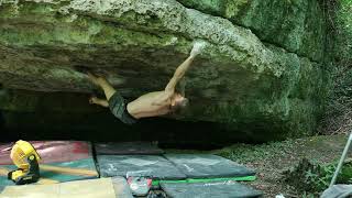 Video thumbnail of Soul Spanker, 8A+. Anston Stones