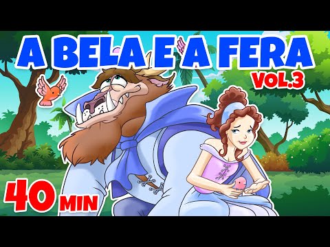 A Bela e a Fera Livro Animado Musical Leiturinha Vol. 3 - Giramille 40 min | Desenho Animado Musical