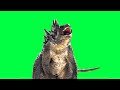 Godzilla Roar Green Screen