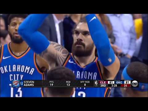 Steven Adams Highlights VS Cavaliers 22 Pts 17 Reb 13 February 2018