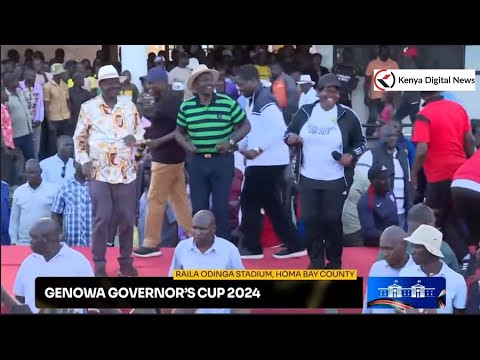 See President Ruto, Raila, Ichungwa, Junet & other Leaders dancing to Onyi Papa Jay song in Homa Bay