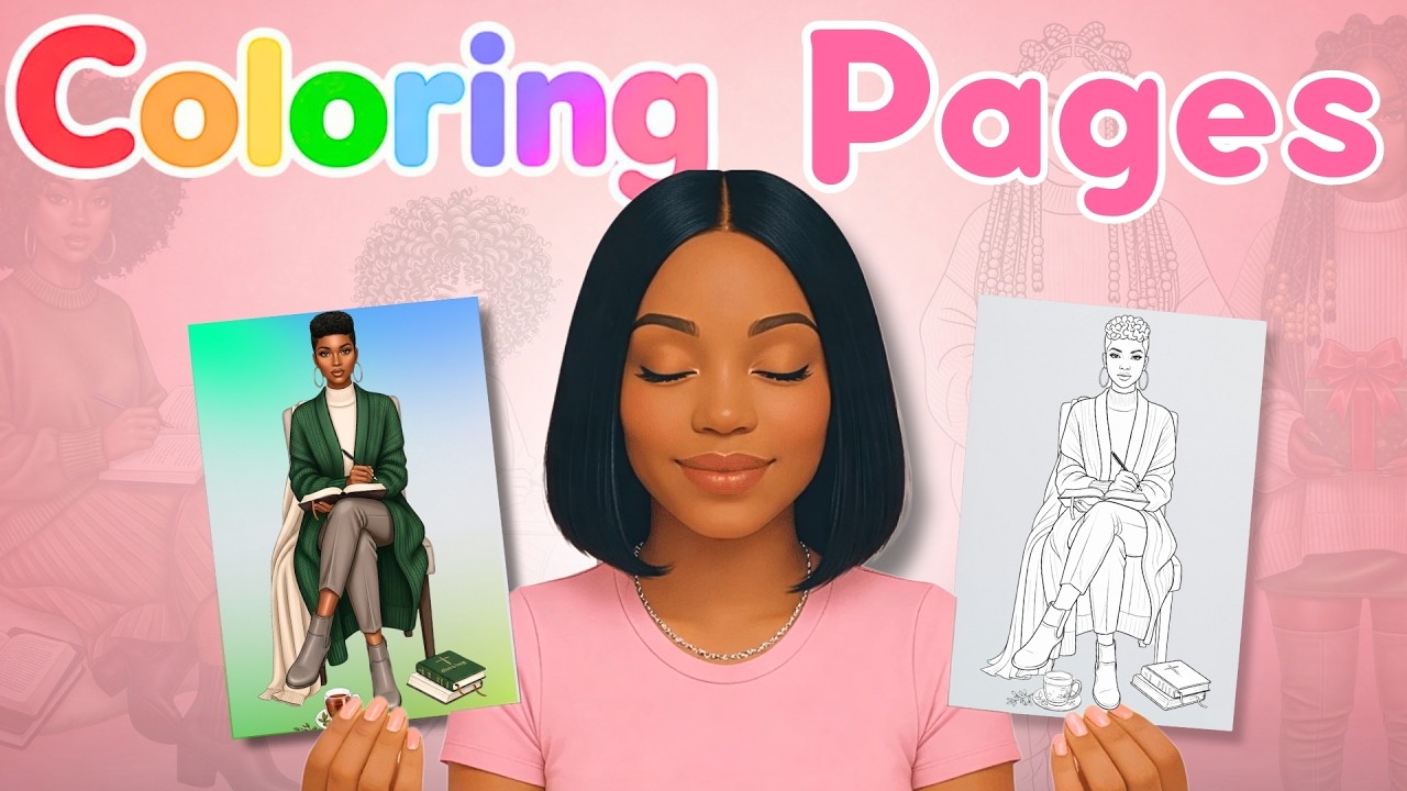 Make your Ai Clip Art a black and white Coloring page in less than 15 minutes