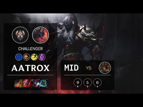 Aatrox Mid vs Cassiopeia - EUW Challenger Patch 10.8