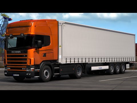 ETS2 - Scania 164L 480 V8 - Pure V8 Stock Sound - TrackIR - Logitech G27 - Scandinavian Road Trip