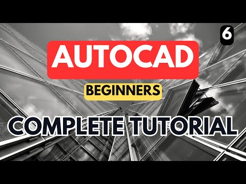 AutoCAD Complete tutorial for Beginners Learn to use Autocad in 60 minutes Part 1