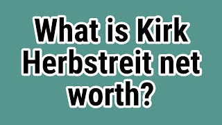 What is Kirk Herbstreit net worth