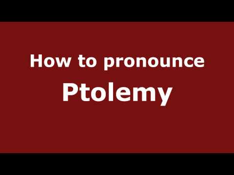 How to Pronounce Ptolemy - PronounceNames.com