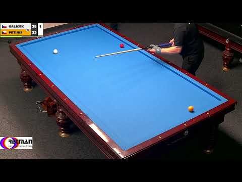 Czech league | 3-cushion | D1 | 2nd round | Zdeněk Galíček v Theodor Petinis