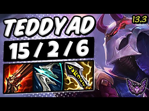 Teddy Jhin ADC vs Caitlyn / KR Master Patch 13.3 / Season 12  [ 15 / 2 / 6 ] ✅