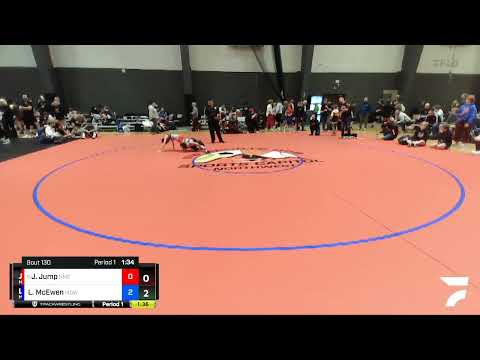 83-87 Lbs 1st Place Match - Jj Jump, Newberg Mat Club Vs Lazarus McEwen, Mat Demon Wrestling Club
