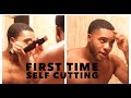 Self Cutting Taper for The First Time.| This is what happens when all the barbershops are closed.