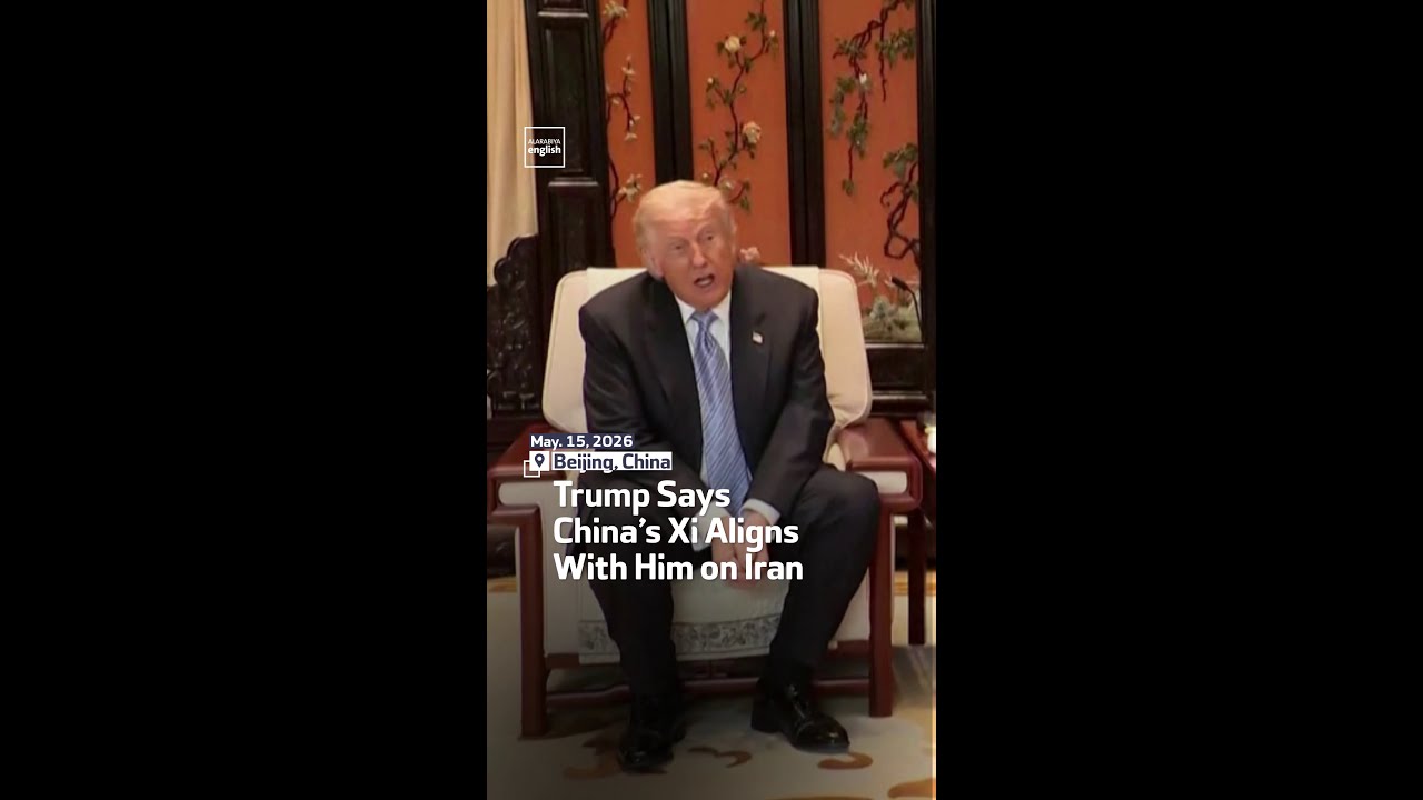 Video | Trump Says China’s Xi Aligns With Him on Iran