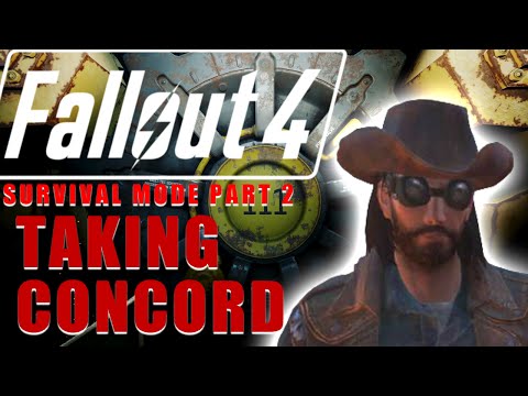 Fallout 4 Survival Mode Walkthrough Part 2 Taking Concord