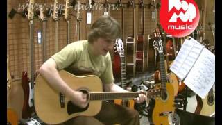 Video thumbnail for Акустическая гитара ARIA AW-20 by PopMusicRu