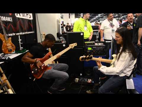 NAMM 2014 Jamming with Uriah Duffy at the Marco booth!