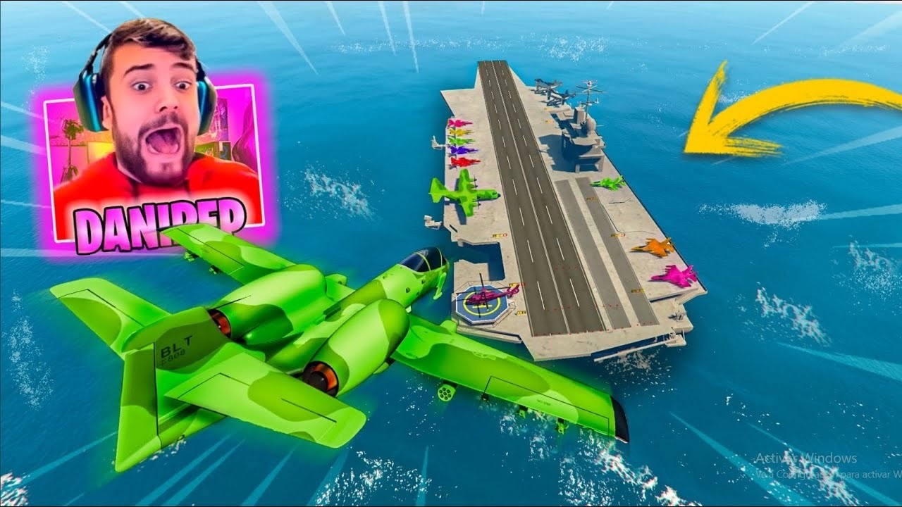 ASALTO AL PORTAAVIONES MAS ARMADO DE GTA 5 ONLINE