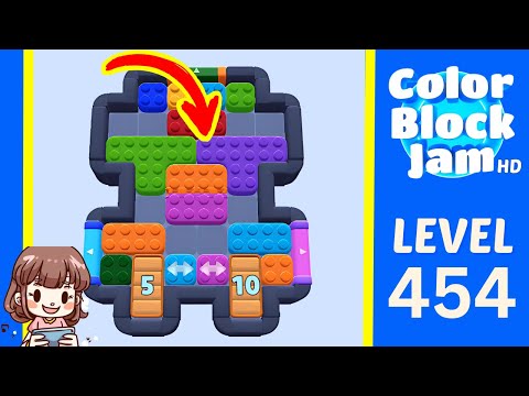 Color Block Jam Level 454 Solution Walkthrough