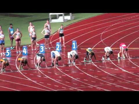 100M Final 13M Reggie Botchwey 11.65 Qld School State Championships 2015