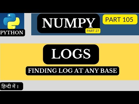 Numpy Log Function