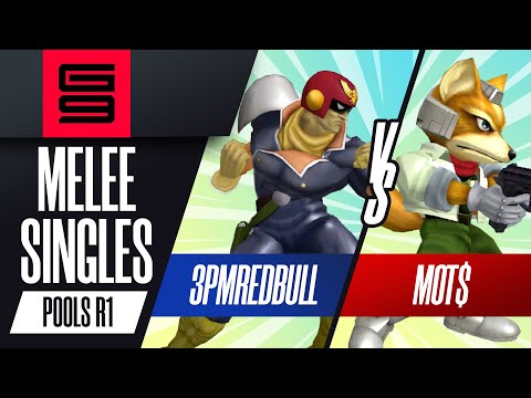 3pmredbull (Captain Falcon) vs Mot$ (Fox) - Melee Singles Pools Winners Quarter-Final  - Genesis 9