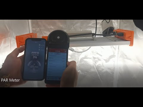 VBR-100 PAR Meter compared with 1000 USD Meter