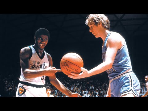 Larry Bird vs Magic Johnson COLLEGE DUEL Highlights (1979.03.26) Indiana St vs Michigan St (EPIC!!)