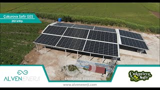 ALVEN ENERJİ - ÇUKUROVA SAFİR GES 261 kWp