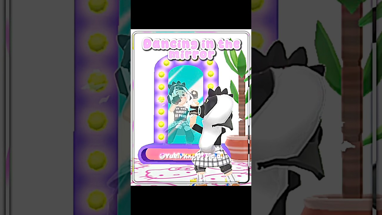 DANCING IN THE MIRROR (w/@K@KatieKocho✨#pkxd #pkxdgameplay #pkxduniverse #pkxdcreator #000 #shorts