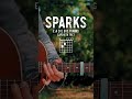 Sparks Coldplay Guitar Tutorial Sparks Guitar Lesson