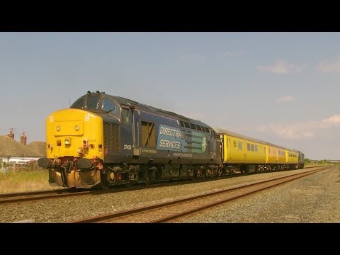 Prestatyn 30.6.2014 - DRS 37405 37425 Concrete Bob / Sir Robert McAlpine on test train