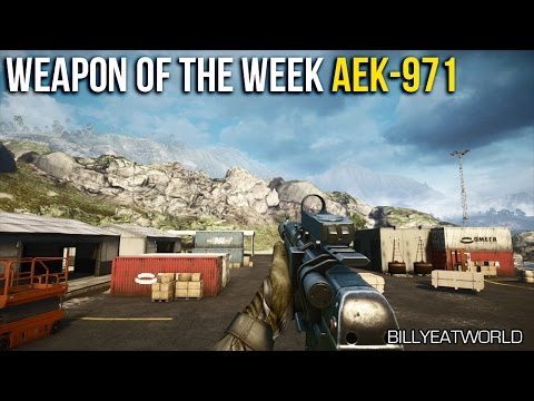 Battlefield 4 (PS4) - AEK-971 Weapon Review - Weapon Of The Week #1 (BF4 Gameplay)