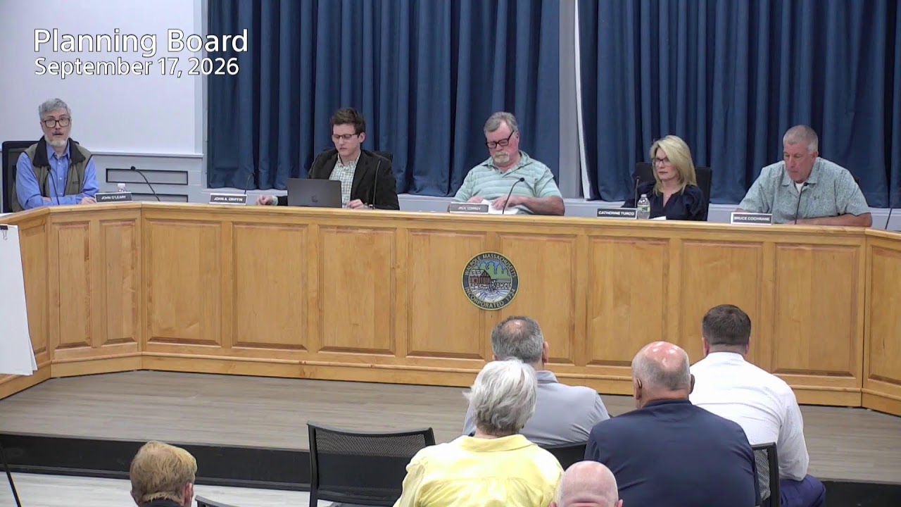 From the Planning Board