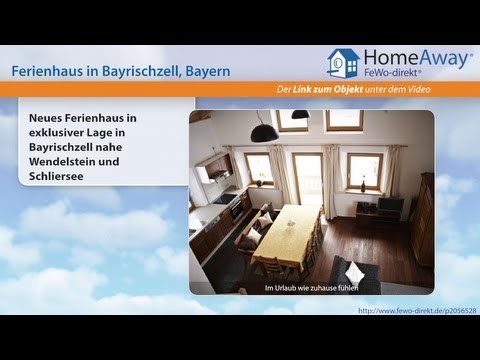 Tegernseer Tal/Schliersee: Neues Ferienhaus in exklusiver Lage in - FeWo-direkt.de Video