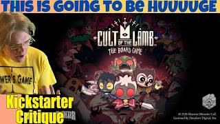 Cult of the Lamb: The Board Game - 14k Prelaunchers and counting - Kickstarter Critique Review