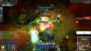 League Daily Ashe gets 6 kills in a row Legendary Kill